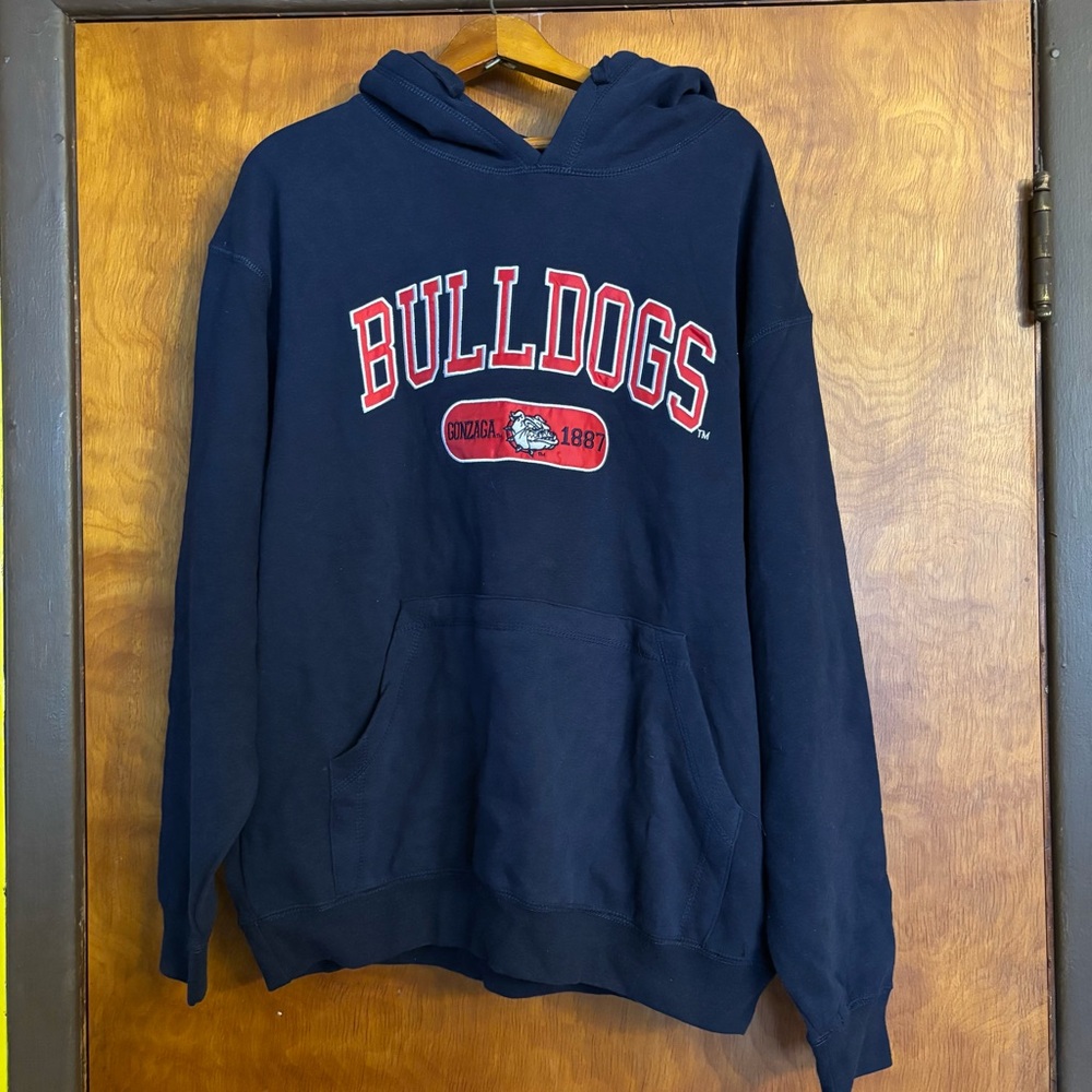 Gonzaga Bulldogs Sweatshirt Mens M Pull Over Hoodie BNWT